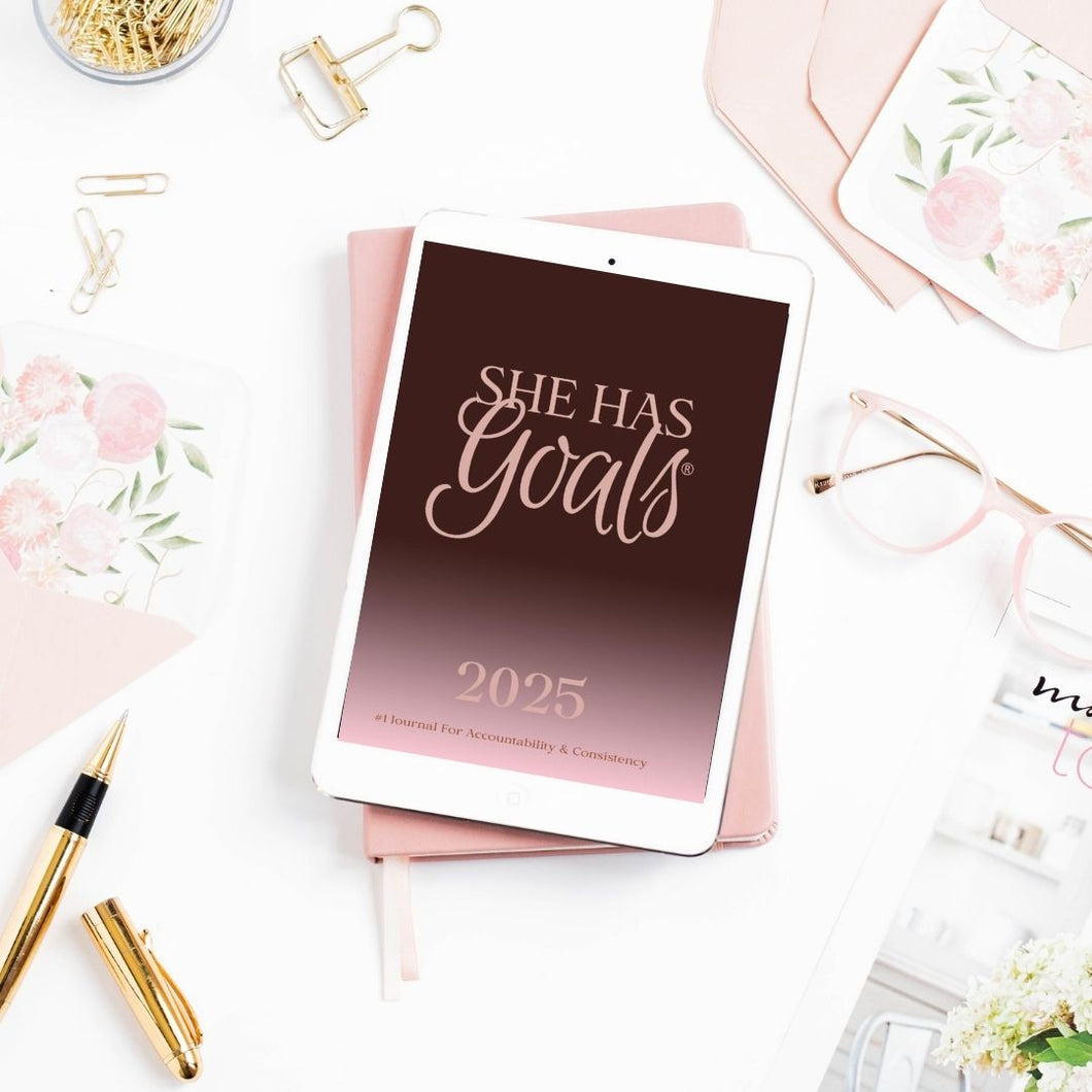 2025 Digital She Has Goals Journal